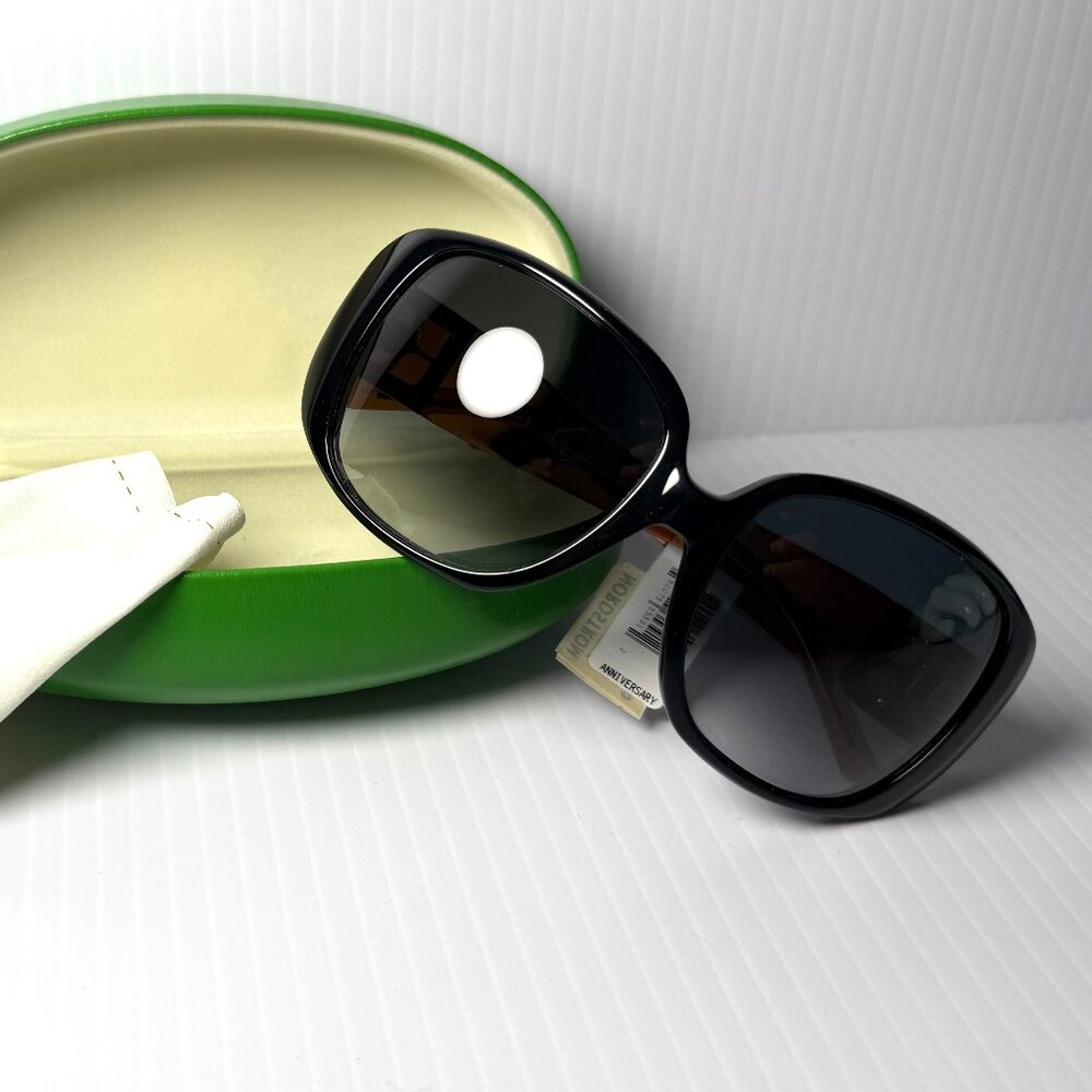 Kate Spade ALVI/G/S/PEARL Women Sunglasses Black 54mm New & Authentic . NWT